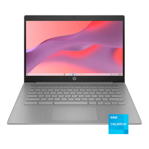 Refurbished HP 14-Inch Chromebook Laptop with Intel Celeron N4500, 4GB Memory, 64GB eMMC Storage, ChromeOS