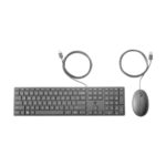 Refurbished HP 320MK Wired Desktop Keyboard and Mouse Combo with USB Connectivity for Home and Office Use
