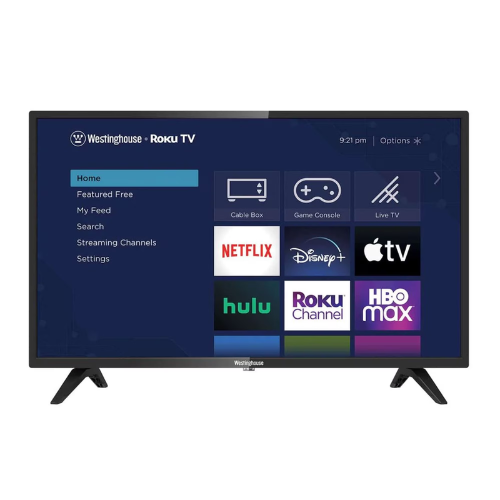Refurbished Westinghouse 24-Inch HD Roku Smart LED TV with Wi-Fi, Dolby Audio, Apple AirPlay, Alexa Support