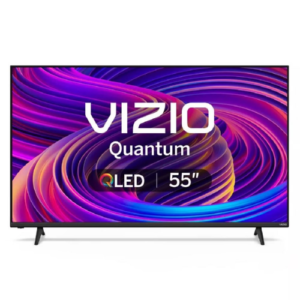 Refurbished VIZIO 55-Inch Quantum 4K QLED HDR Smart TV with Dolby Vision, Wi-Fi 6 and FreeSync