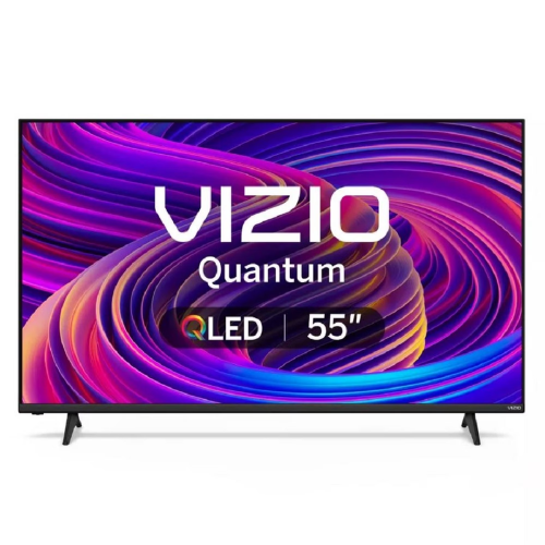 Refurbished VIZIO 55-Inch Quantum 4K QLED HDR Smart TV with Dolby Vision, Wi-Fi 6 and FreeSync